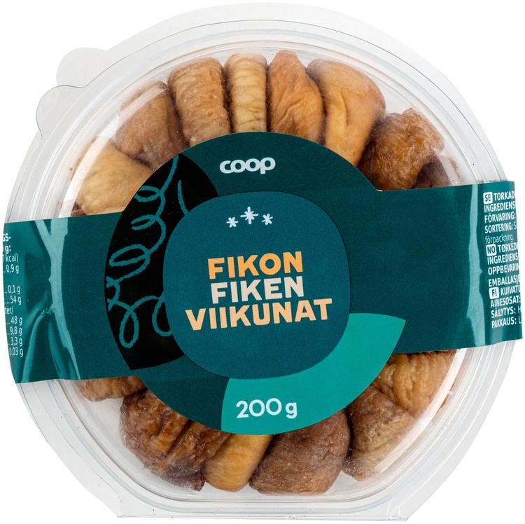 Coop kuivatut viikunat 200 g