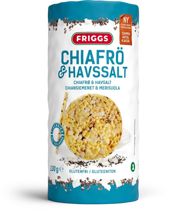 Friggs Gluteeniton Maissikakku Chiansiemenet & merisuola 130g