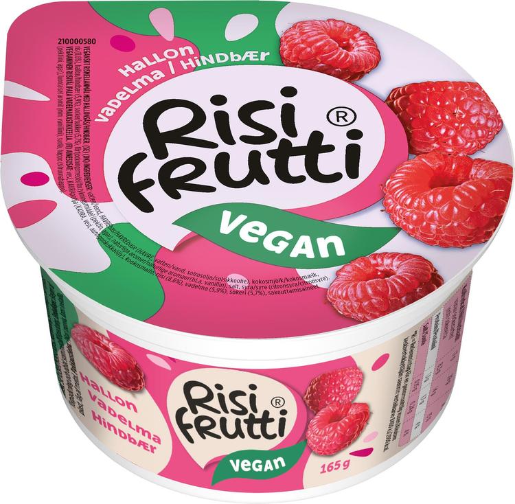 Risifrutti vegaaninen vadelma riisivälipala 165g