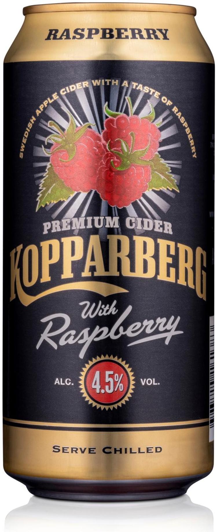 Premium Cider Kopparberg with Raspberry 4,5, Vadelman makuinen