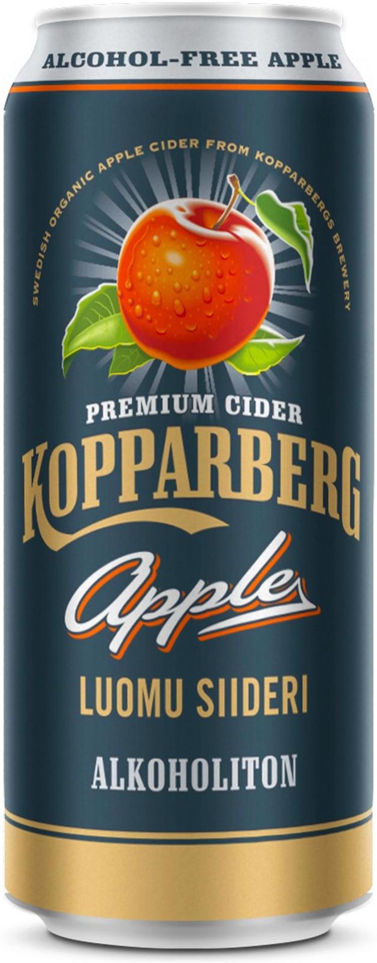 Kopparberg Luomu Omenasiideri 0%, Alkoholiton omenasiideri tölkki 50cl