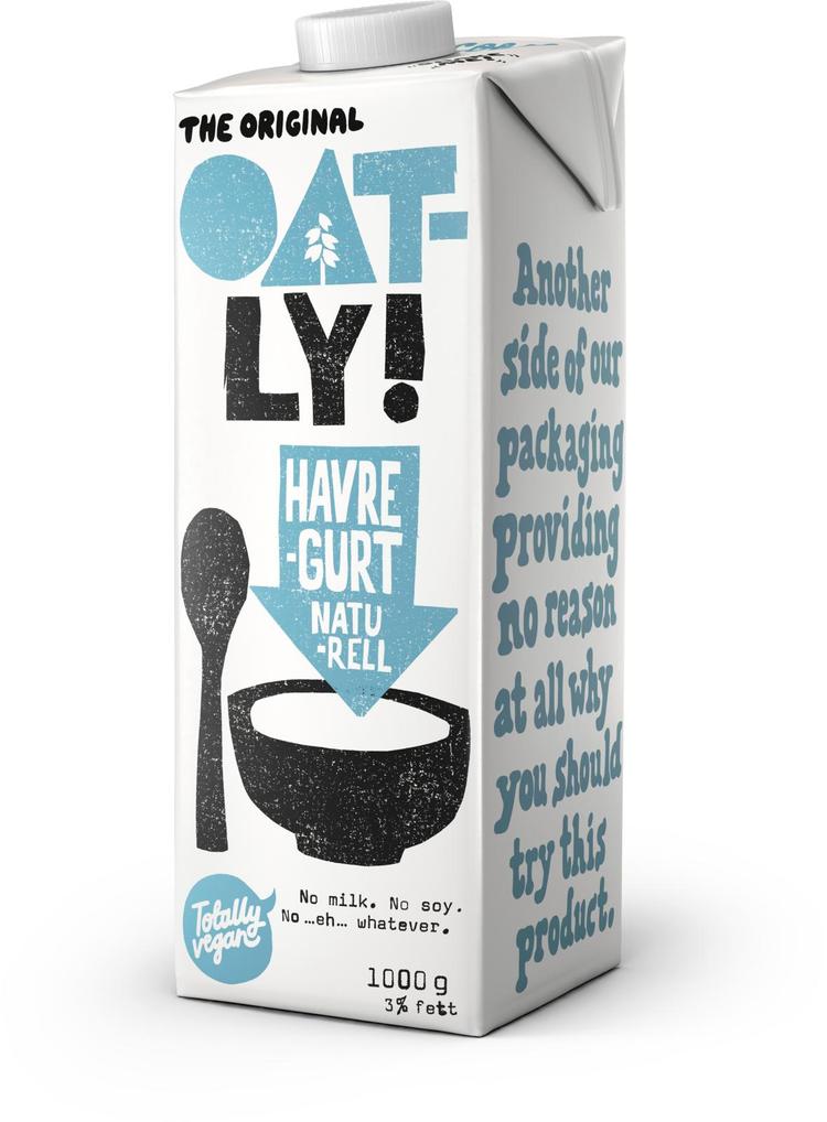 Oatly Havregurt Maustamaton 1L