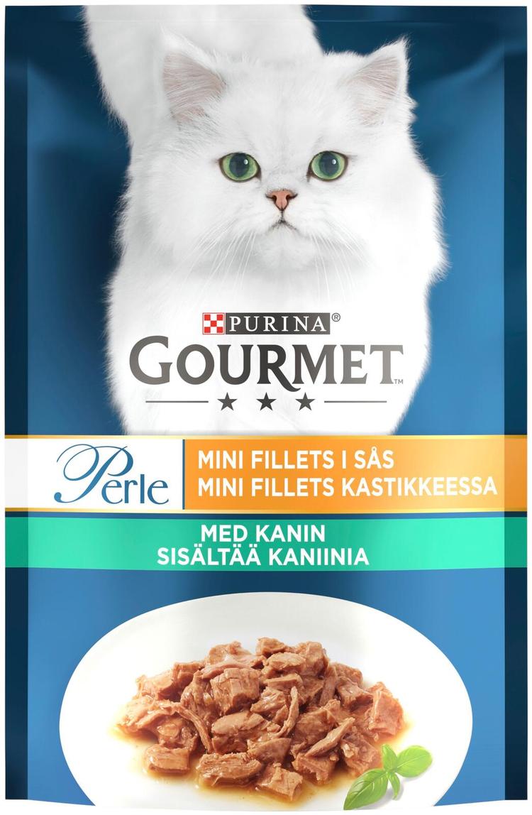 Gourmet 85g Perle Kaniinia Mini Filets kastikkeessa kissanruoka