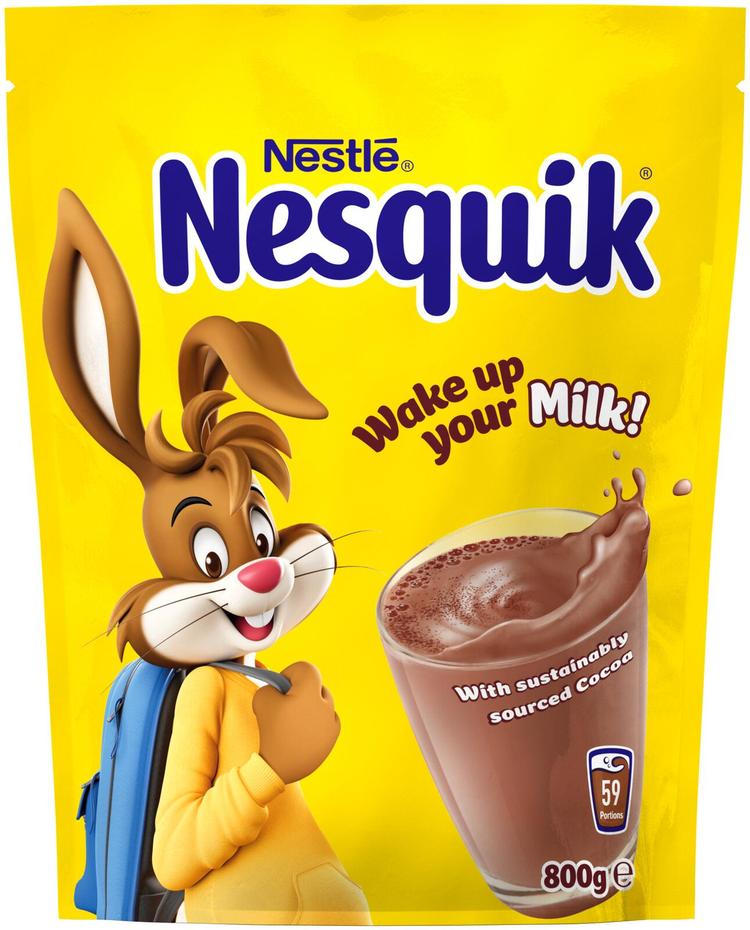 Nesquik 800g kaakaojuomajauhe täyttöpussi