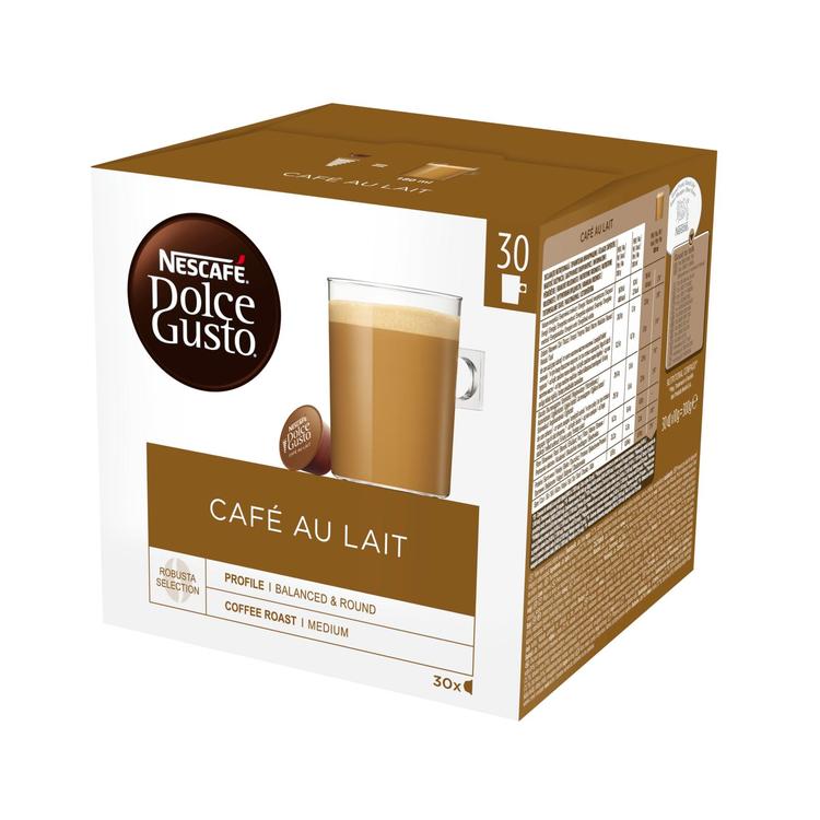 Nescafé Dolce Gusto 30kaps/300g Café au Lait maitokahvikapseli