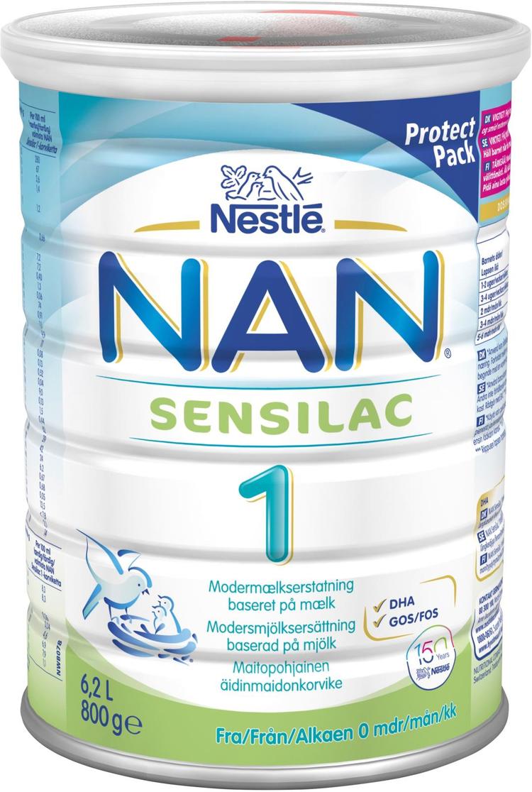 Nestlé Nan 800g Sensilac 1 maitopohjainen äidinmaidonkorvike