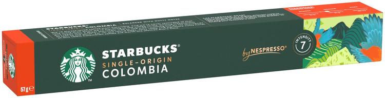 Starbucks Nespresso Single Origin Colombia 10 kaps/57g