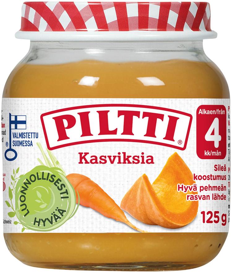 Piltti 125g Kasviksia kasvissose 4kk