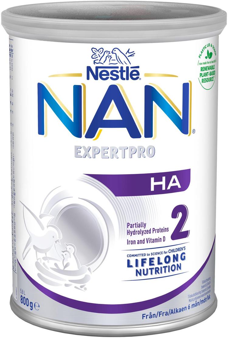 Nestlé Nan 800g HA 2 maitopohjainen vieroitusvalmiste