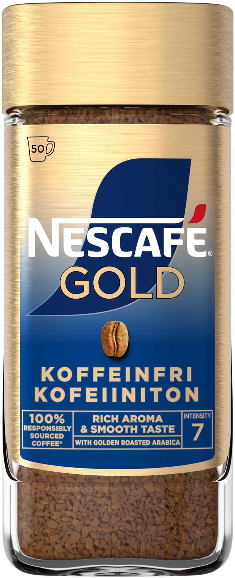 Nescafé Gold 100g kofeiiniton pikakahvi