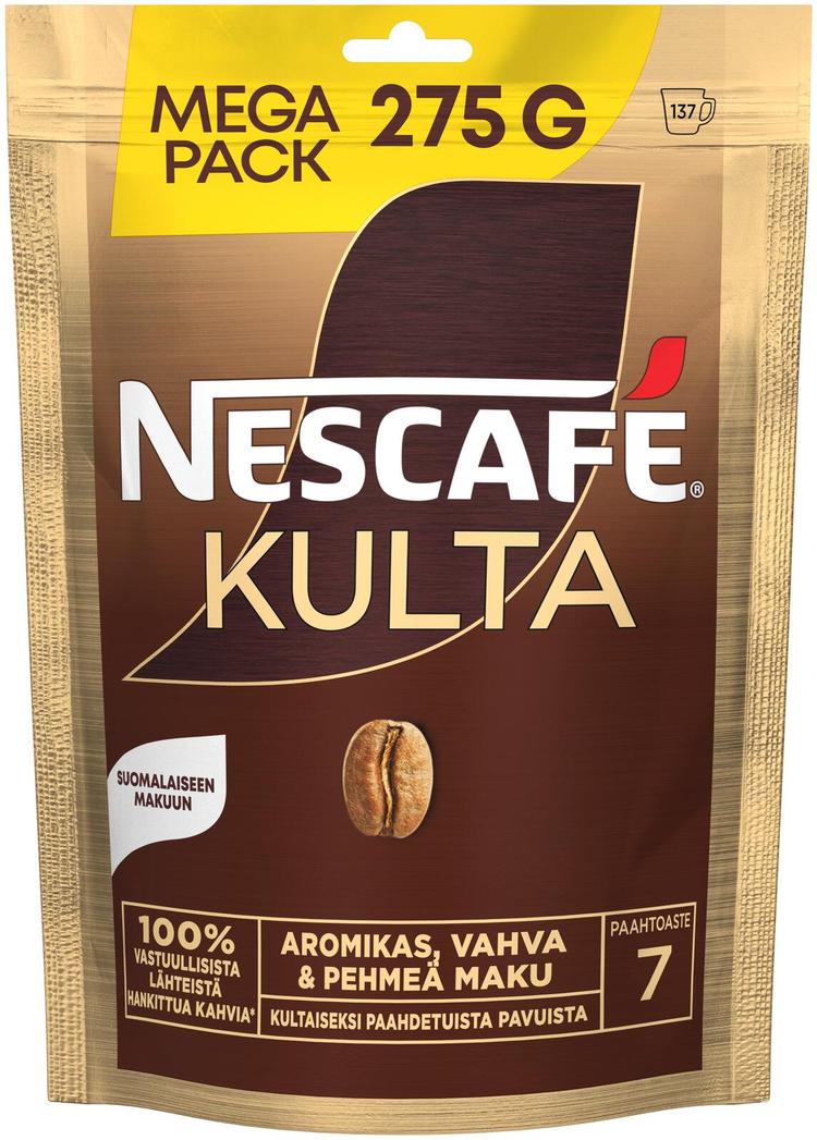 Nescafé Kulta 275g pikakahvi pussi