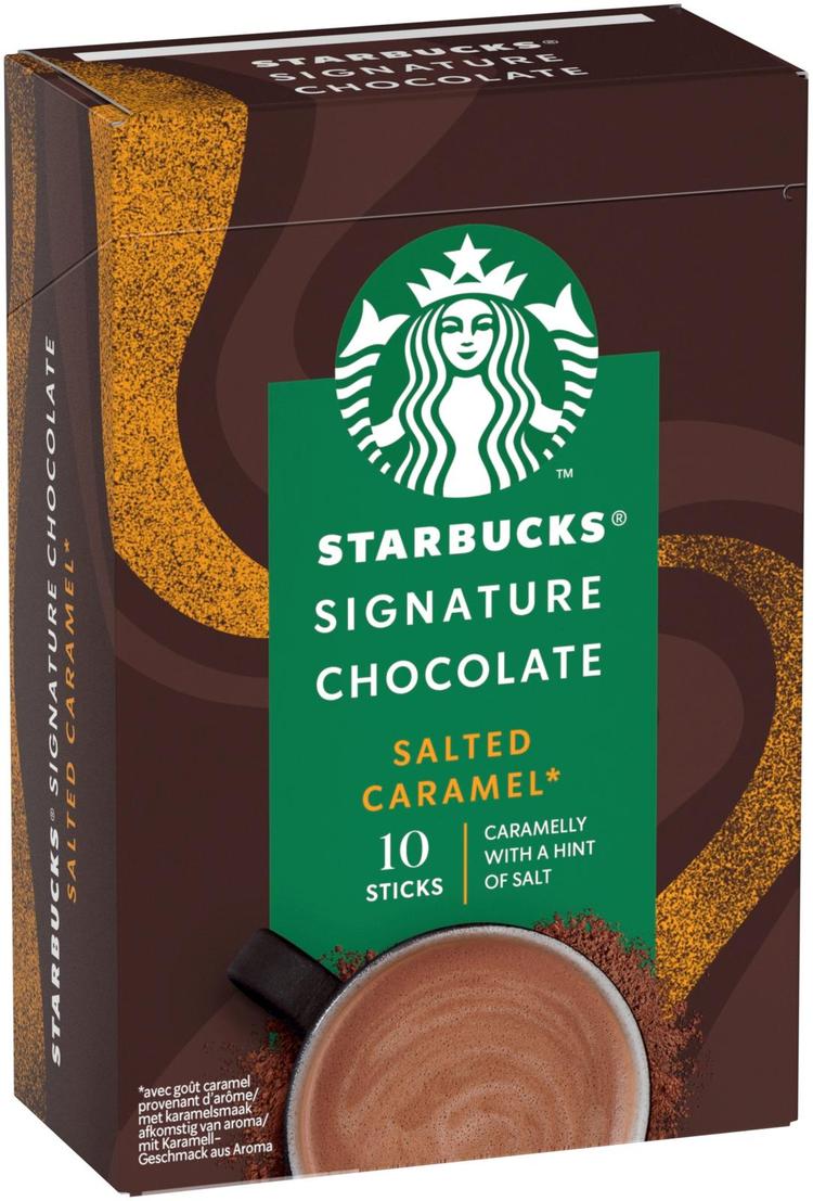 Starbucks Hot Chocolate Salted Caramel 10 kpl/22g suklaajuomajauhe