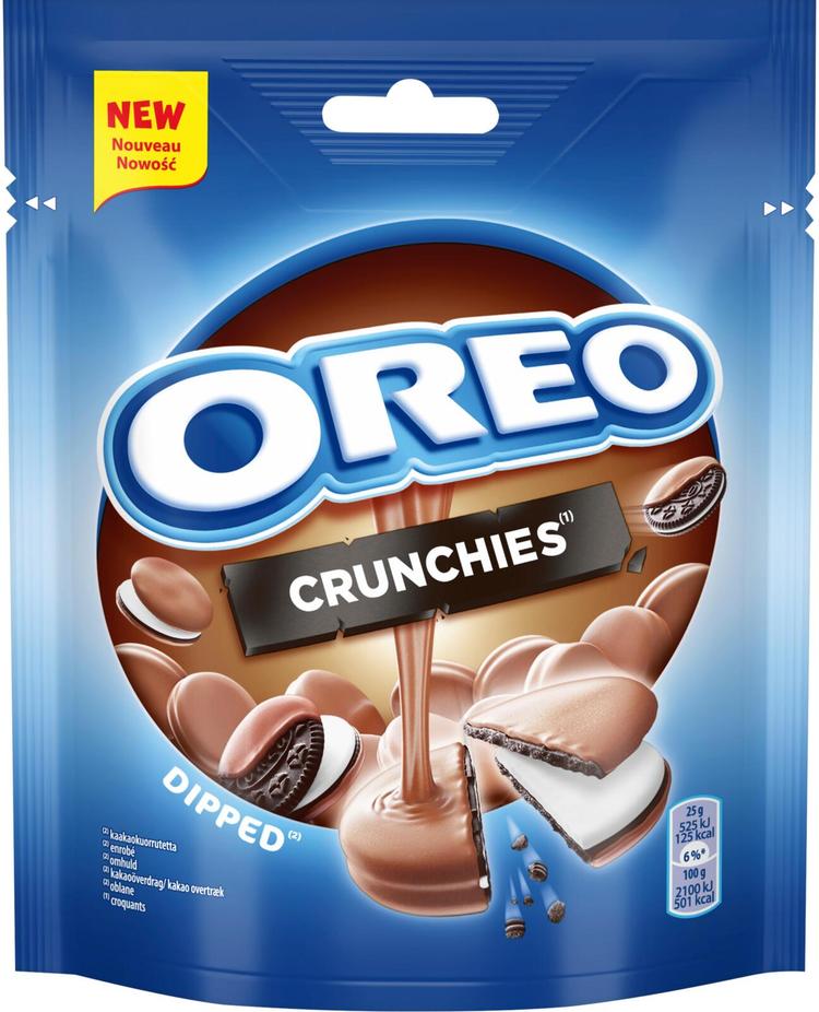 Oreo Crunchies Dipped täytekeksi 110g