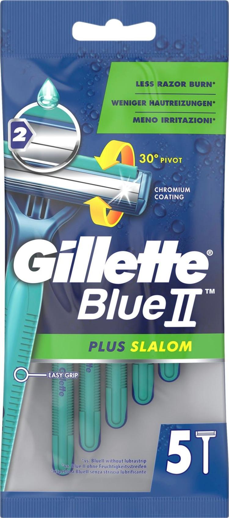 Gillette 5kpl BlueII Plus Slalom varsiterä