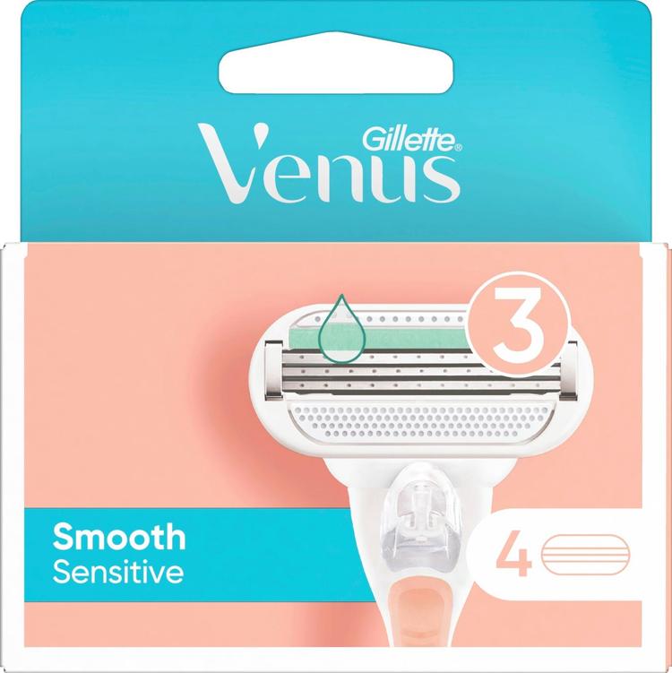 Gillette Venus Smooth Sensitive 4kpl terä