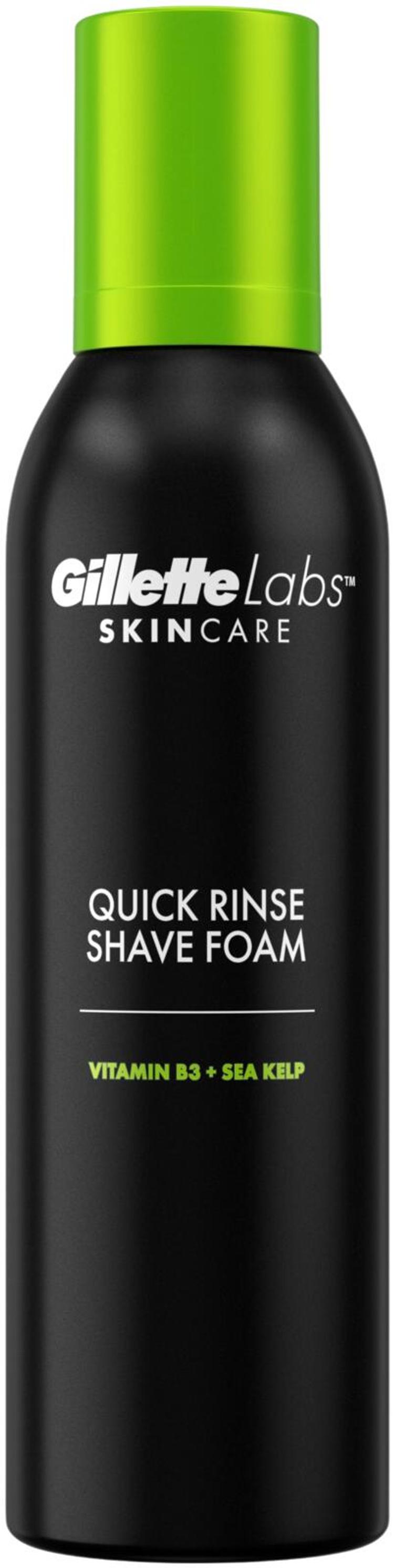 Gillette Labs Quick Rinse Shave Foam 240ml parranajovaahto