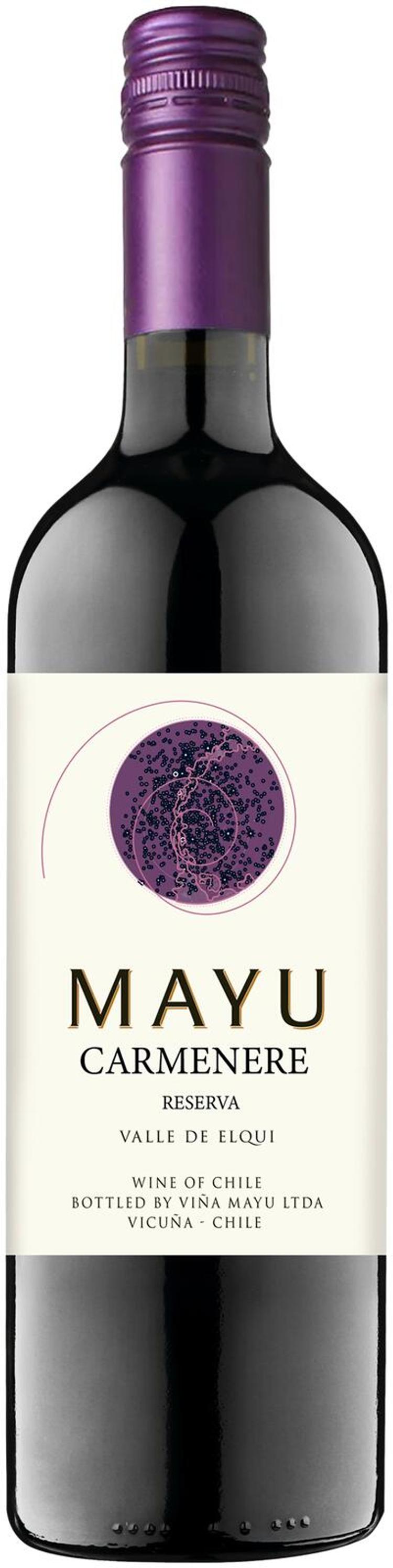 Vina Mayu Reserva Carmenere 8% 75cl