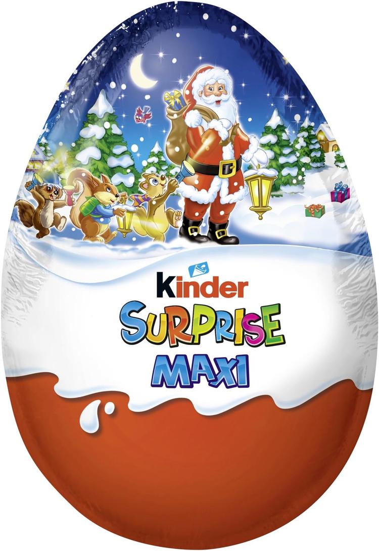 Kinder Surprise maitosuklaahahmo maitoisalla sisäpinnalla. sisältää lelun 220g Joulu