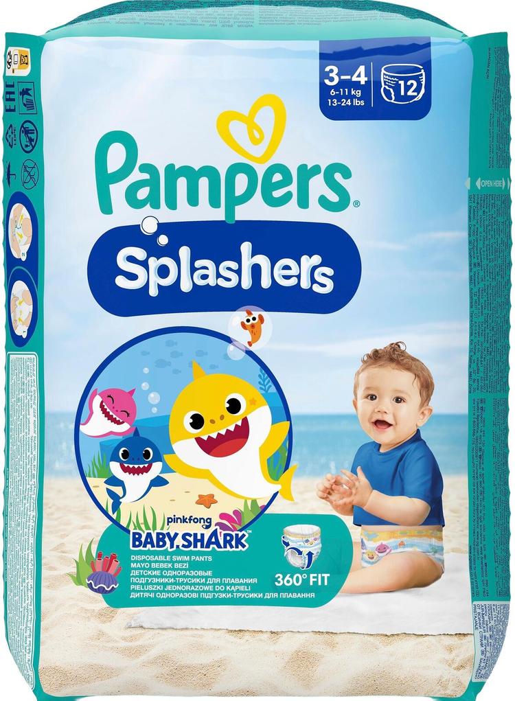 Pampers Splashers S3-4 6-11kg 12kpl uimavaippa