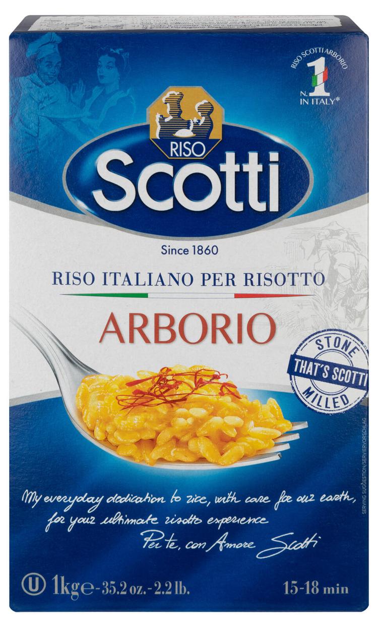 Riso Scotti 1kg Arborio risottoriisi