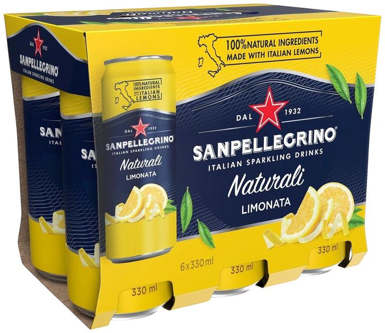 Sanpellegrino Naturali Limonata 6x33cl CAN