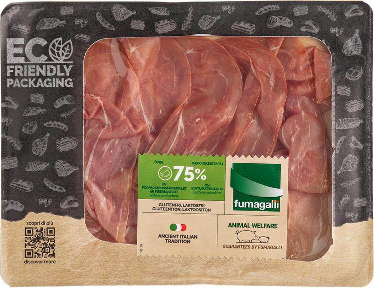 Fumagalli 80g Prosciutto Crudo ilmakuivattu kinkku Skaupat ruoan