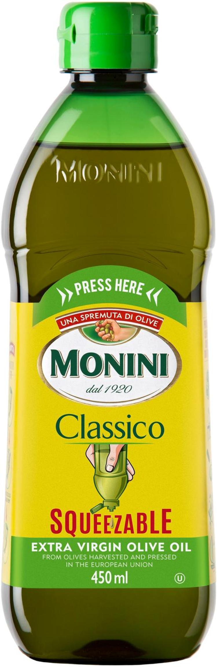 Monini Classico Squeezable ekstra-neitsytoliiviöljy 450 ml