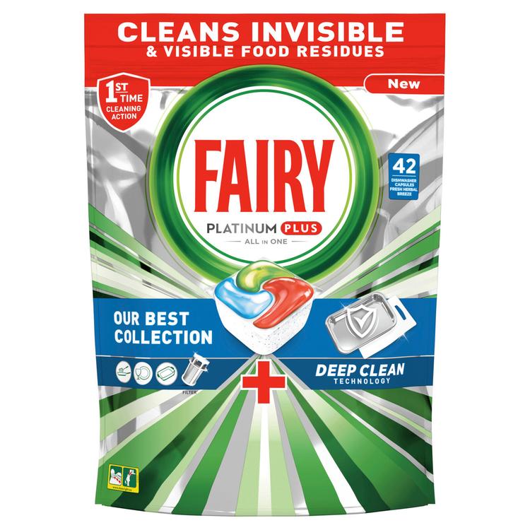 Fairy Platinum Plus All in One Deep Clean 42kpl konetiskitabletti
