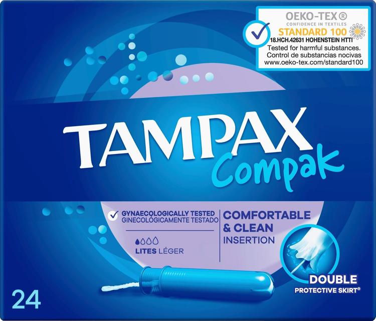 Tampax 24kpl Compak Lite tamponi