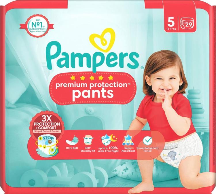 Pampers Premium Protection Pants S5 12-17kg 29kpl housuvaippa