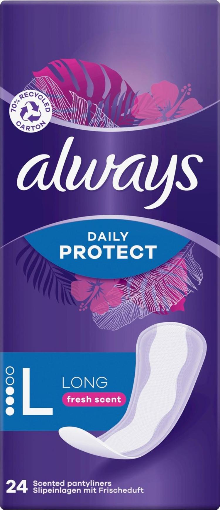 Always Daily Protect Long 24kpl pikkuhousunsuoja