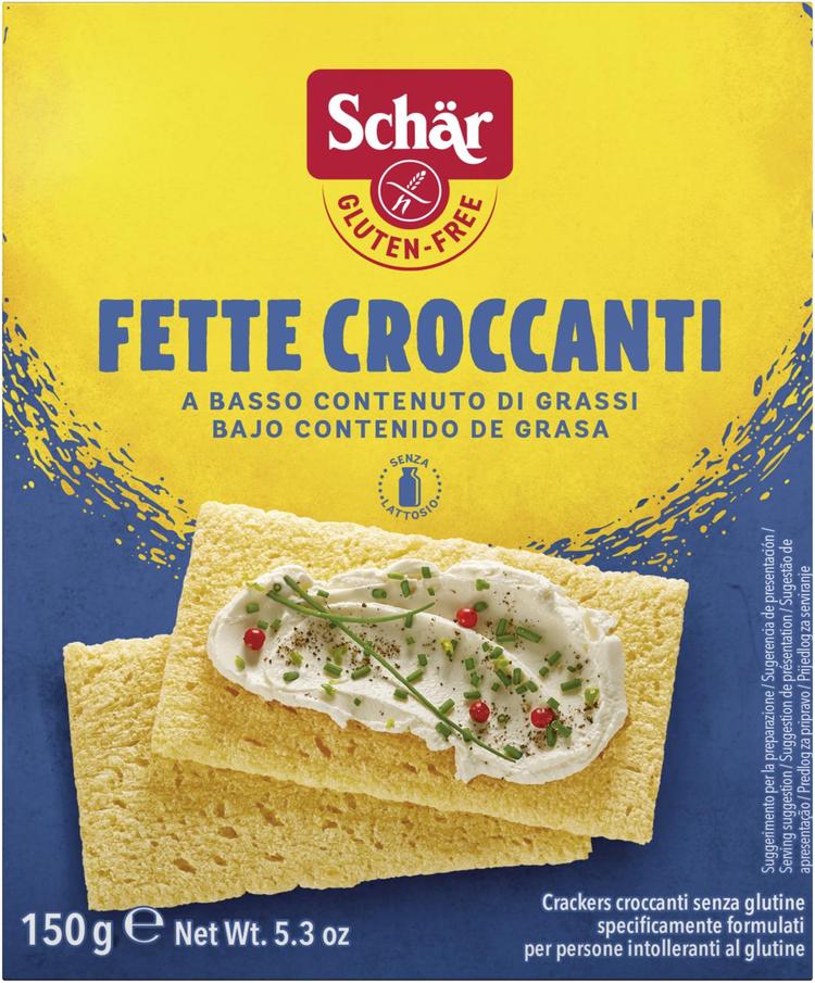 Schär Fette Croccanti 150g, gluteeniton ohut näkkileipä