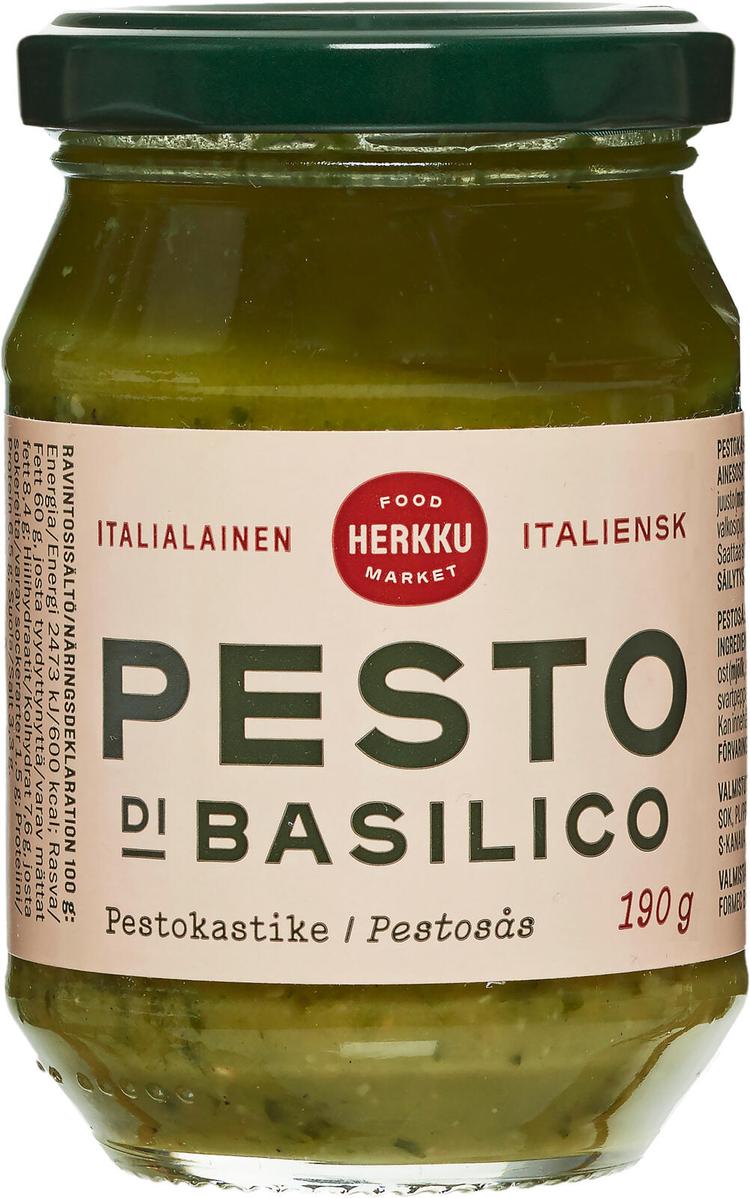 Herkku 190g Pesto Di Basilico pestokastike