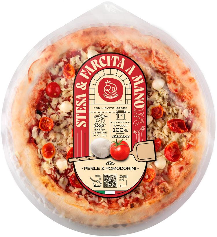 Re Pomodoro Pizza Perle di mozzarella e Pomodorini mozzarellapizza 380g