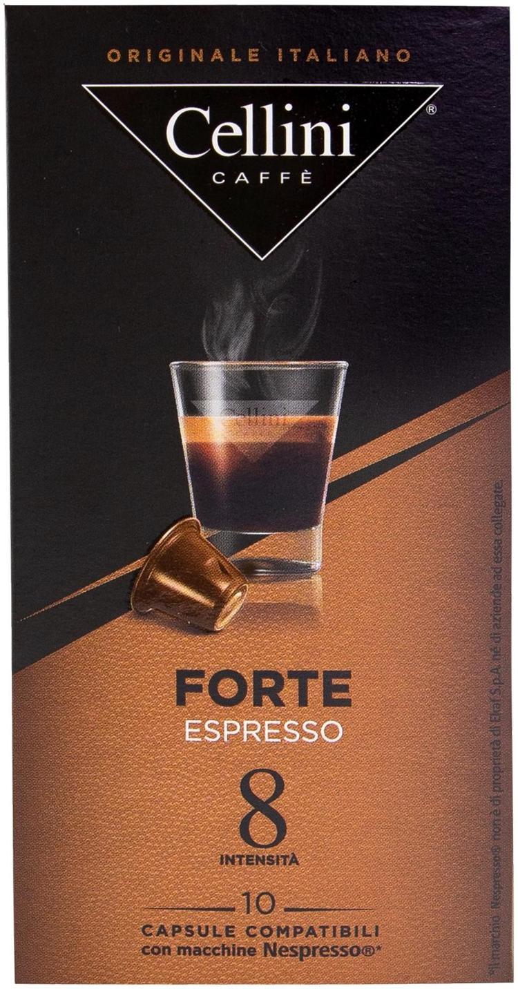 Cellini 10x5g Forte Espresso kahvikapseli