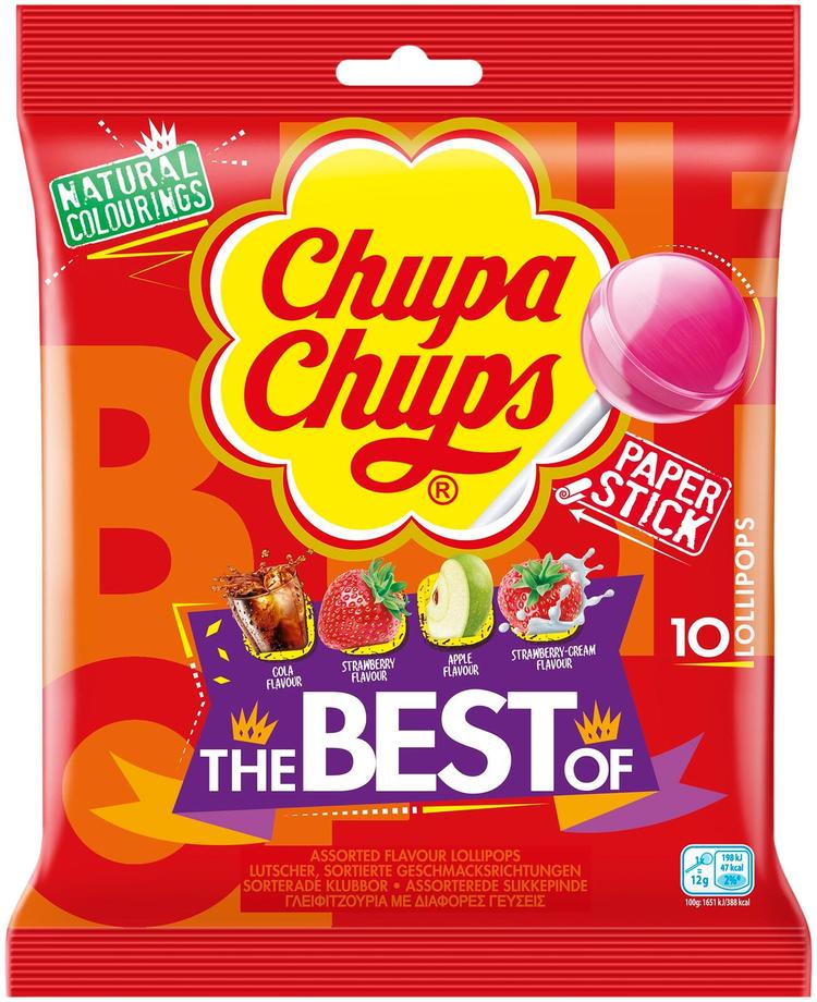 Chupa Chups The Best of tikkaripussi 120g