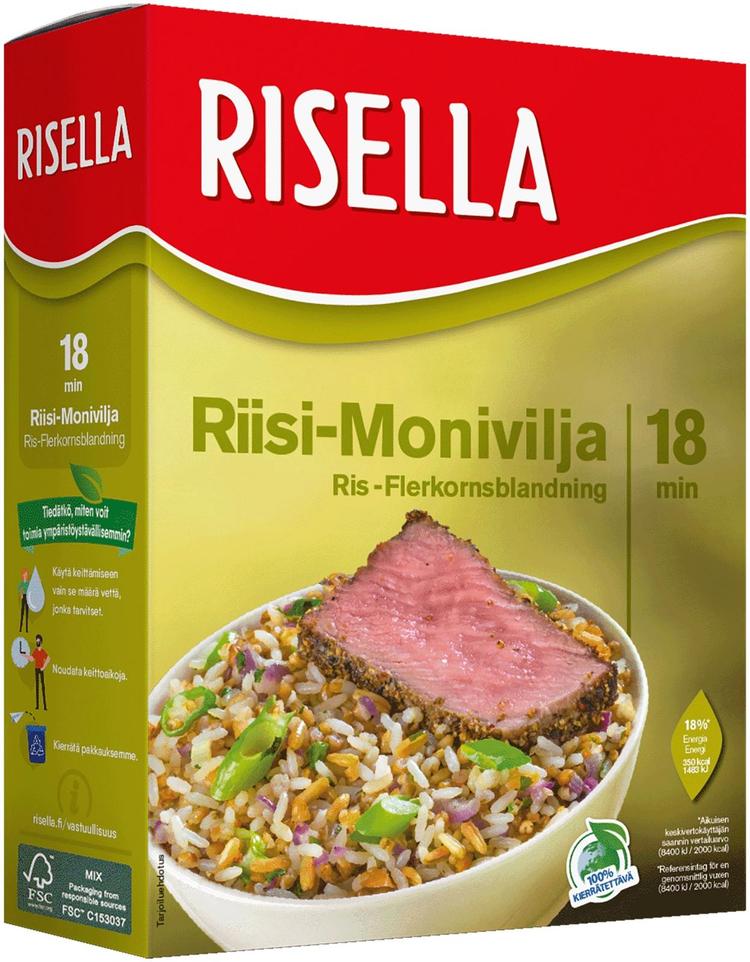 Risella Riisi-moniviljaseos 800g