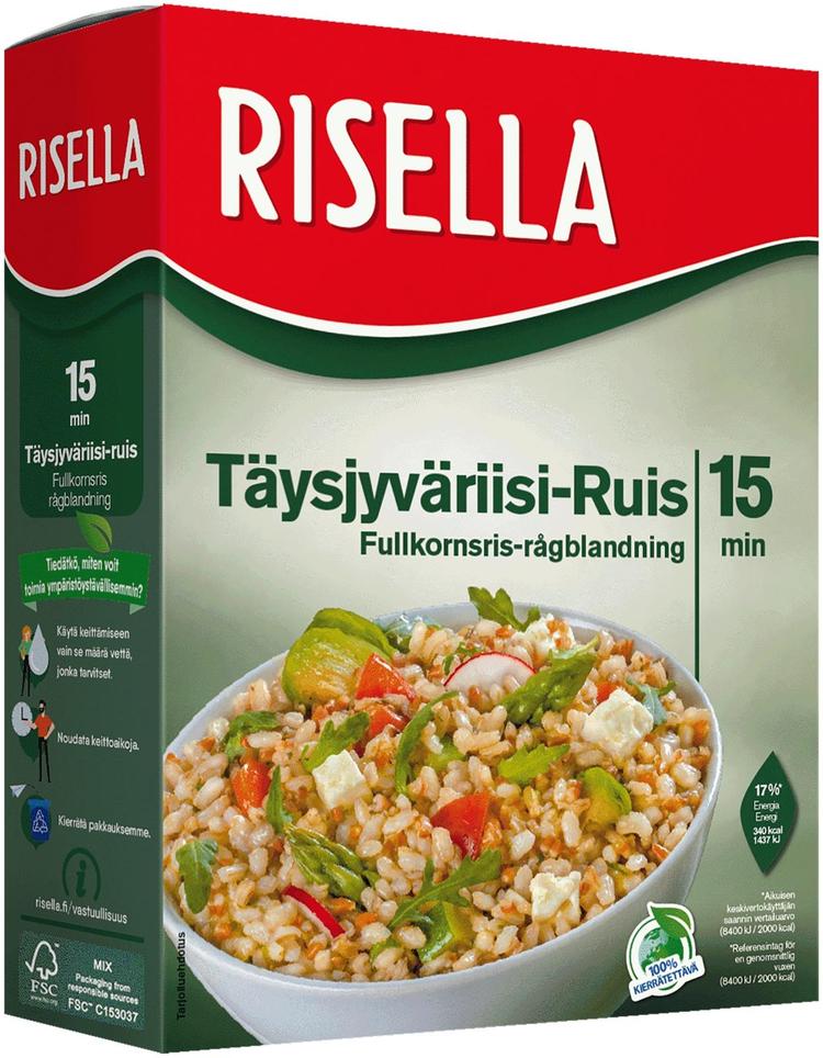 Risella Täysjyväriisi-ruisseos 800g