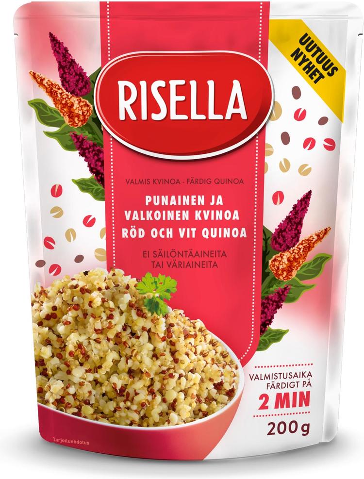 Risella valmis punainen & valkoinen kvinoaseos 200g