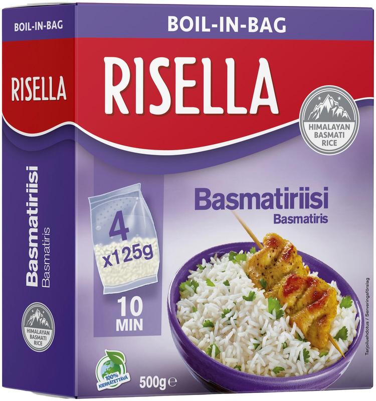 Risella Basmatiriisi keitinpussissa 4x125g