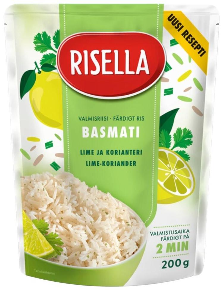 Risella basmatiriisi lime-korianteri 200g valmisriisi