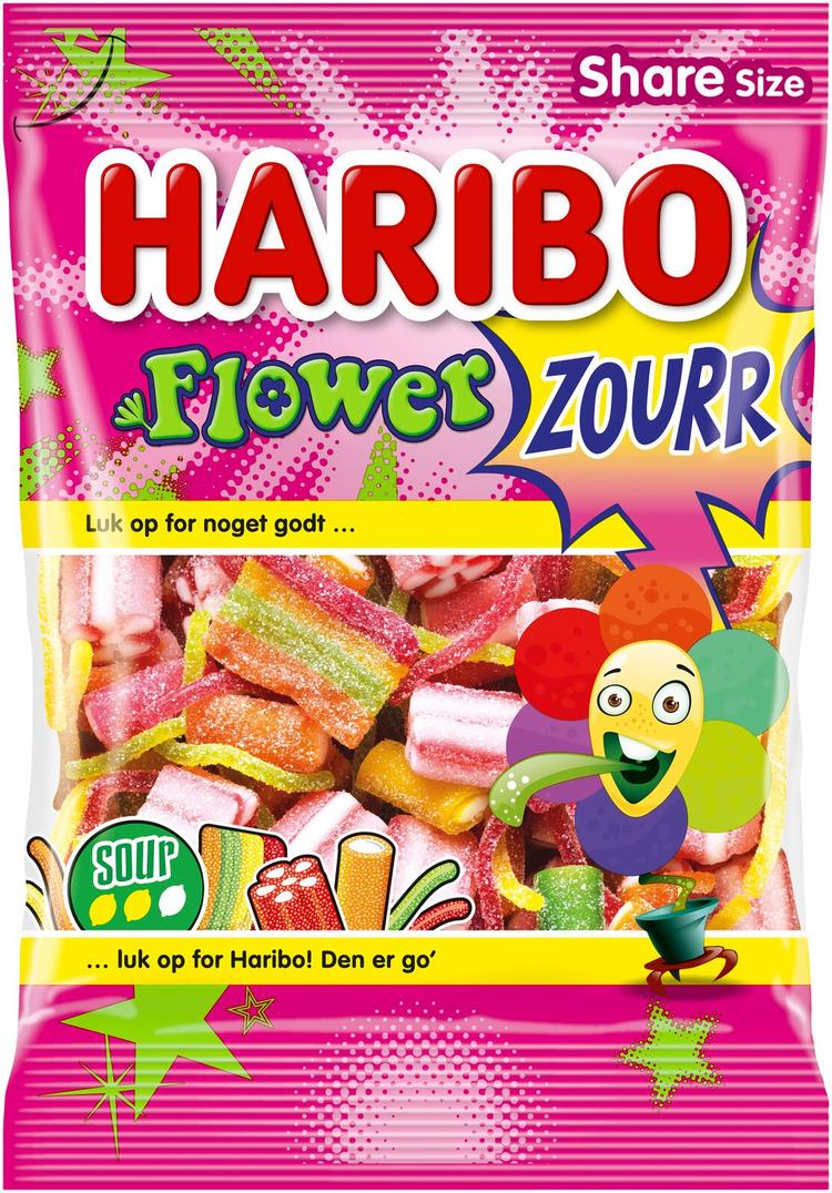 HARIBO Flowerzourr 250g Kirpeä karkkipussi | S-kaupat ruoan verkkokauppa