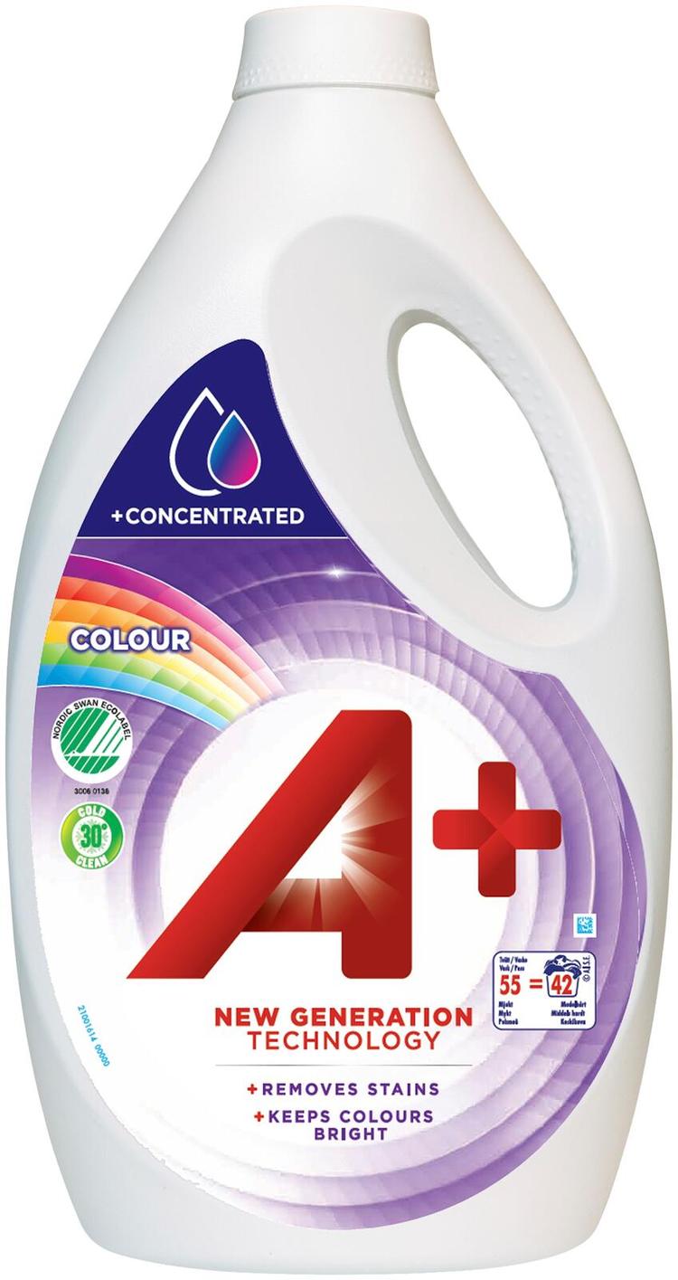 A+ 2200ml Color Joutsenmerkki pyykinpesuneste