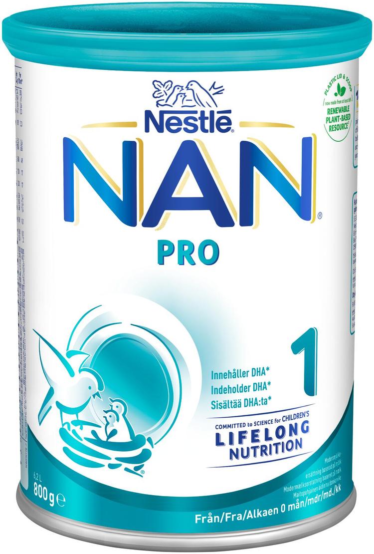 Nestlé NAN Pro 1 äidinmaidonkorvike 800g