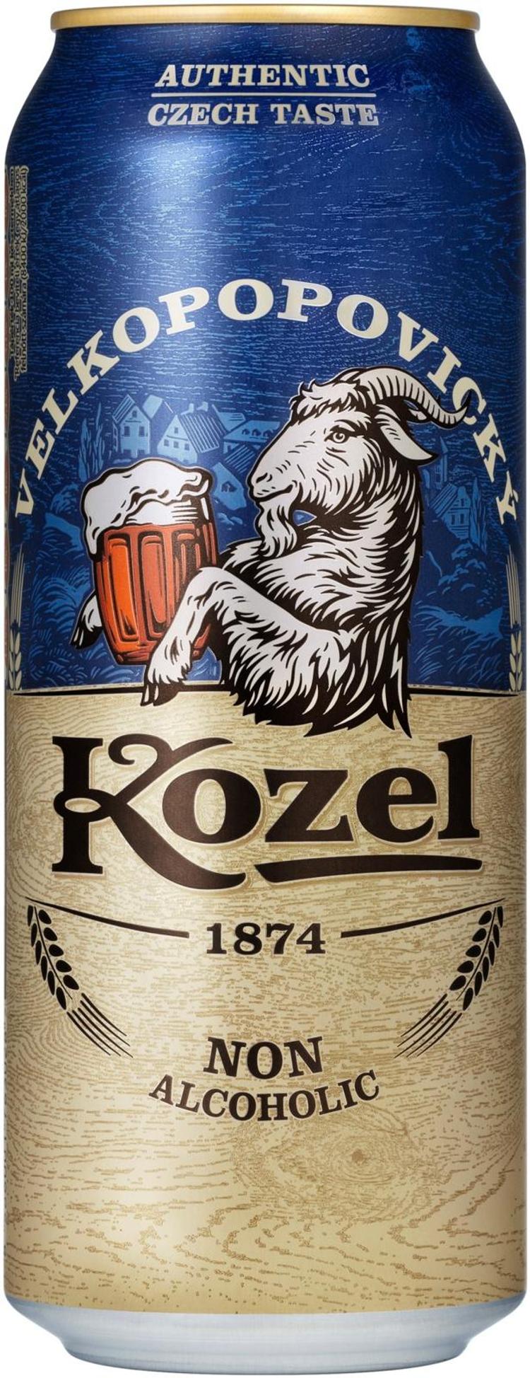 Velkopopovický Kozel alkoholiton 0,5% 50cl tlk
