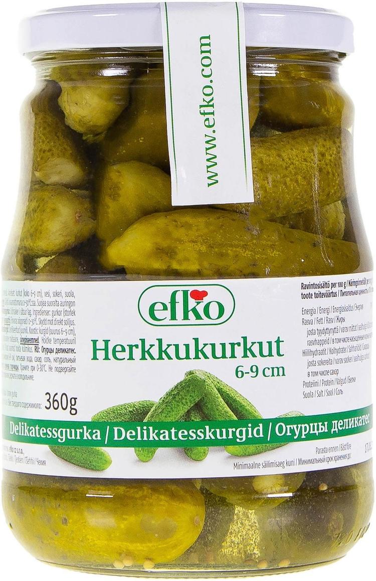 Efko Herkkukurkut kokonainen 670/360g