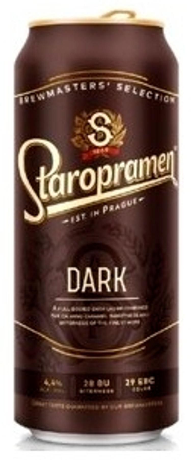 Staropramen Dark Lager olut 4,4  til-% tölkki 0,5 L