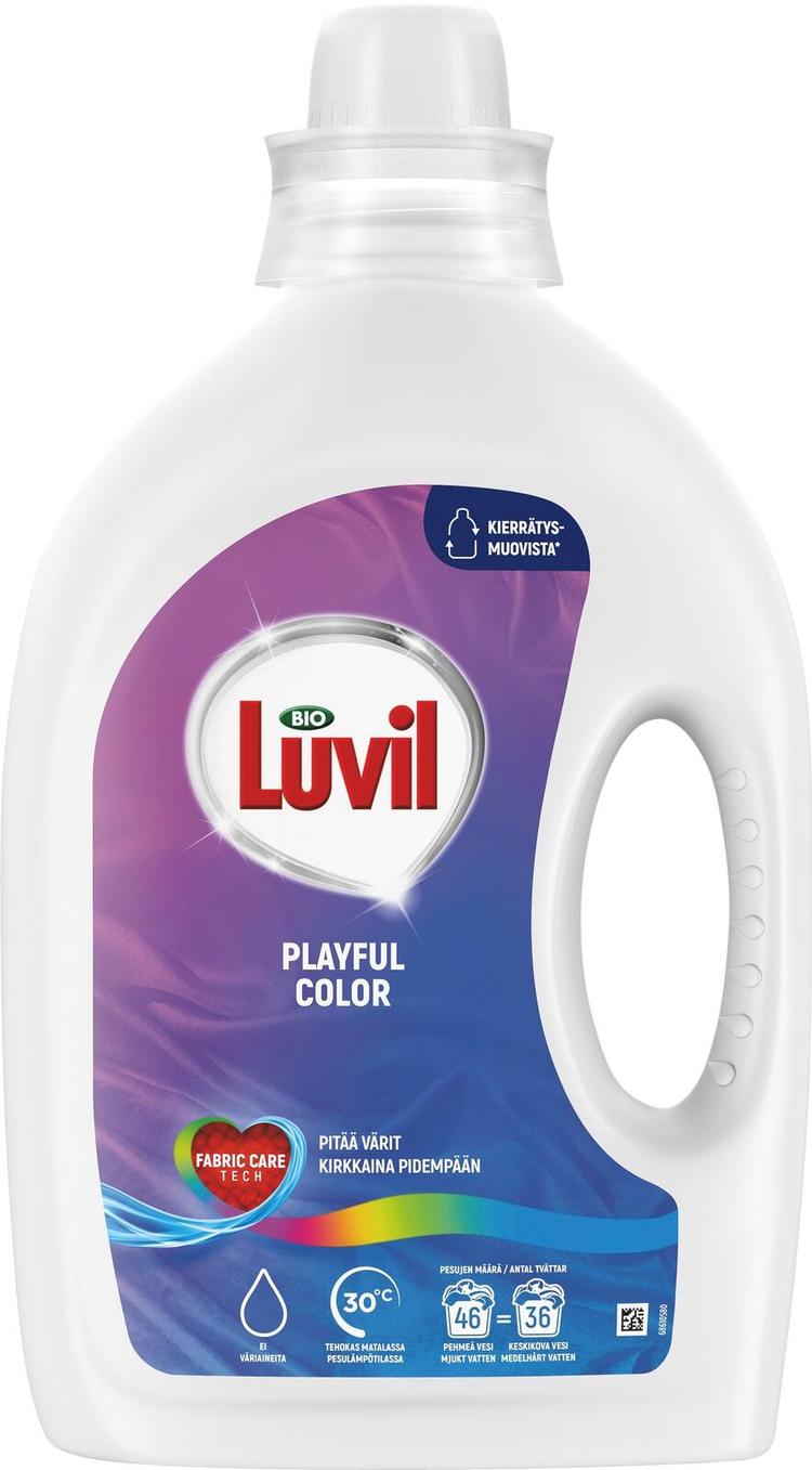 Bio Luvil Color Pyykinpesuaine Värillisille vaatteille 1.84 L 46 pesua