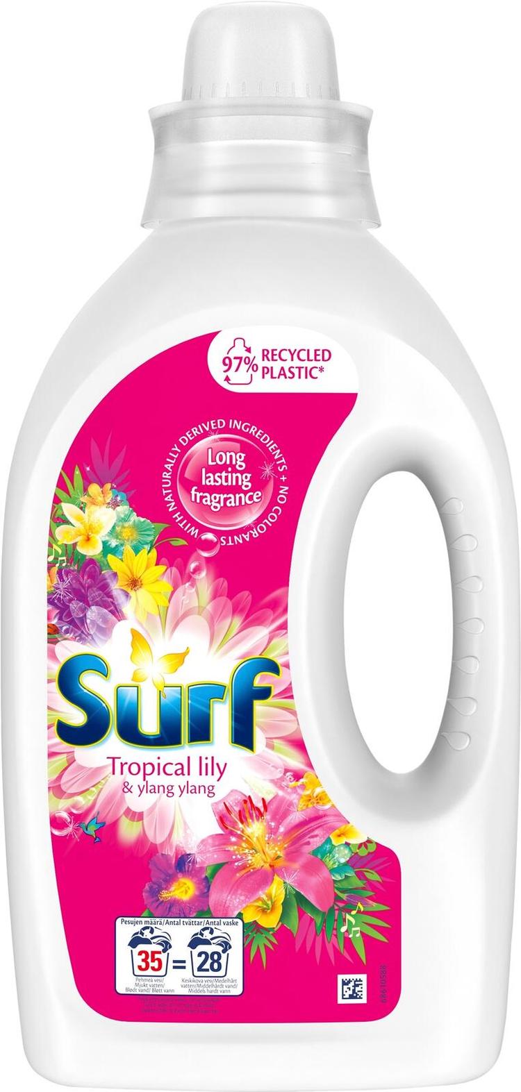 Surf Pyykinpesuneste Tropical Lily & Ylang ylang 1400 ml