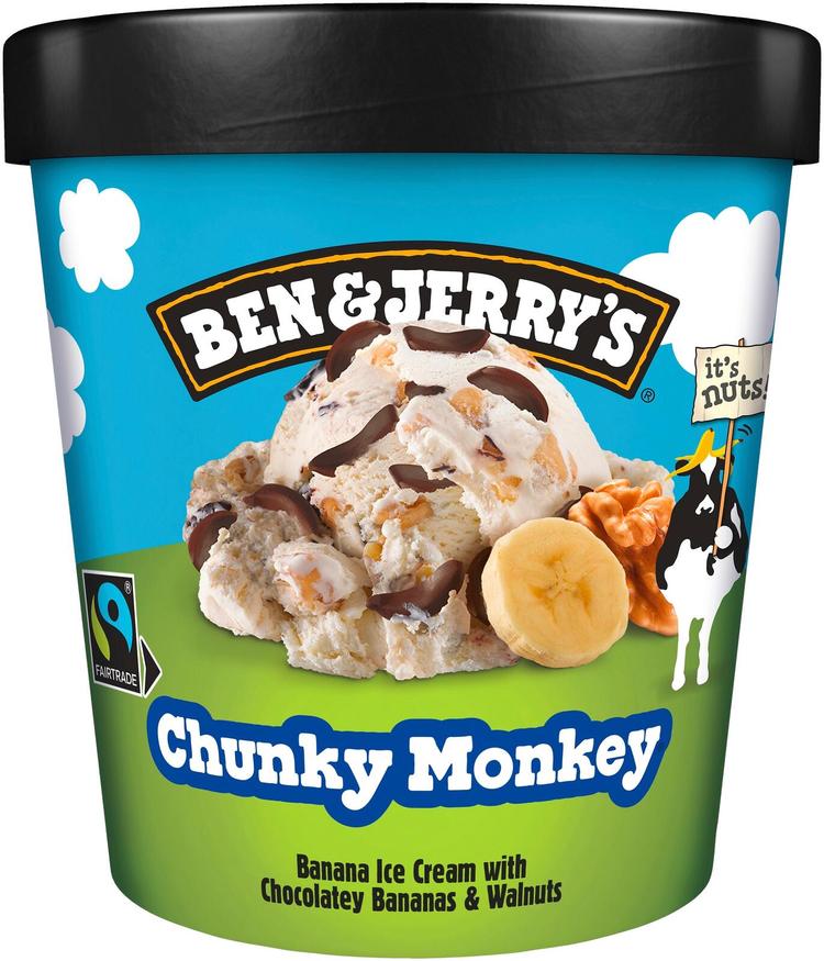 Ben & Jerry's Chunky Monkey Jäätelö 465 ml